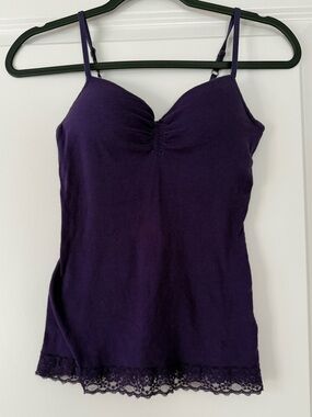 lei Purple Knit Tank Top